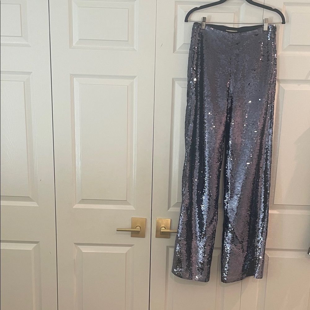 SACHIN & BABI - Blueish  Sequin Pants - Size 6